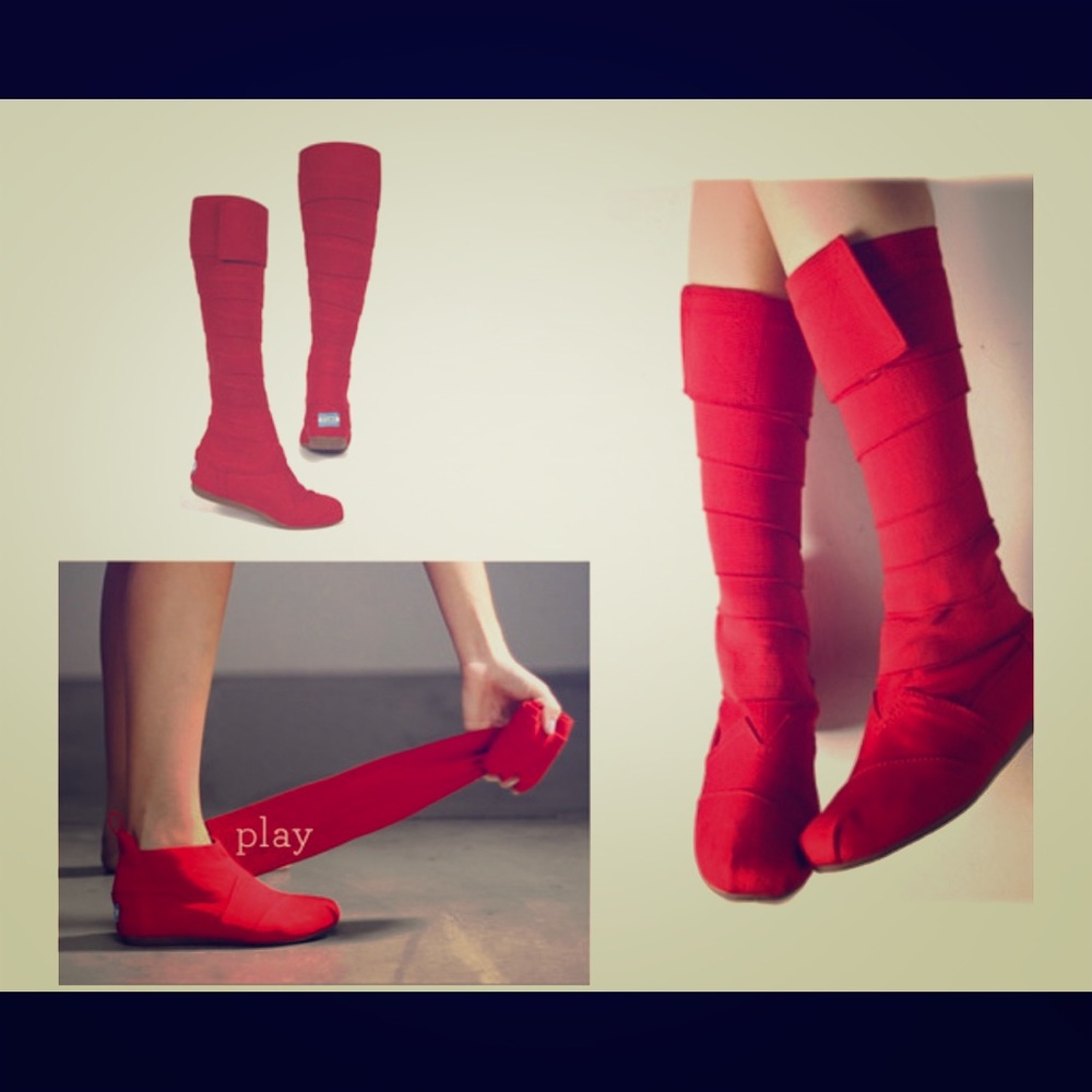 Toms wrap around boots